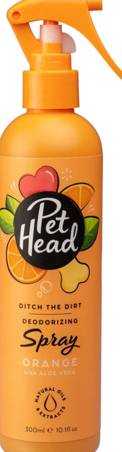 Shampoing Ditch the Dirt, désodorisant parfum ORANGE, 300 ml - Pet Head