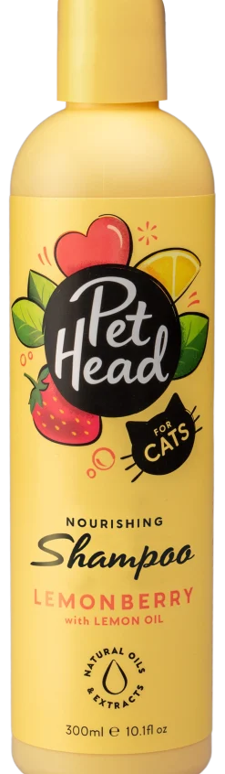 Shampoing Felin' Good, nourrissant parfum LEMON BERRY, 300 ml - Pet Head