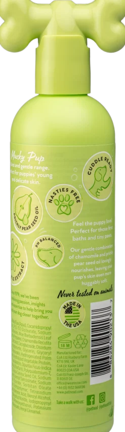 Shampoing Mucky Puppy, désodorisant parfum POIRE, 300 ml- Pet Head