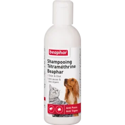Shampooing antiparasitaire tétraméthrine 200 ml