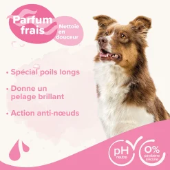 Shampooing démêlant pelage long 250 ml
