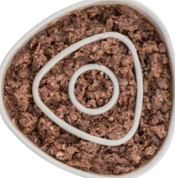 Slow Feeding gamelle, en plastique/TPR, 0,35l/15 × 15 cm, gris
