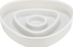 Slow Feeding gamelle, en plastique/TPR, 0,35l/15 × 15 cm, gris
