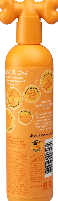 Spray Ditch the Dirt, nettoyant à sec désodorisant parfum ORANGE, 300 ml - Pet Head