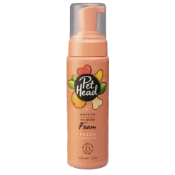 Spray mousse Quick Fix nettoyant pattes et têtes PECHE, 200 ml - Pet Head