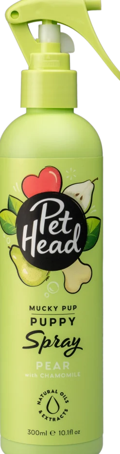 Spray Mucky Puppy, nettoyant à sec désodorisant parfum POIRE, 300 ml - Pet Head