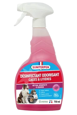 Spray Saniterpen désinfectant, prêt à l'emploi, 750 ml