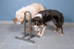 Support gamelles pour chiens - hauteurs réglables séparément