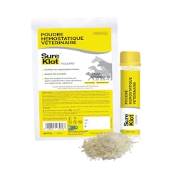 Sure Klot Poudre Hemostatique Vétérinaire, 10 ml