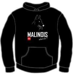 Sweat Hoodie Malinois What else (Tete) - L