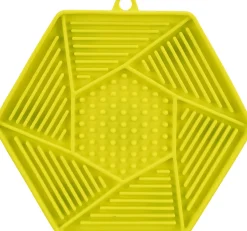 Table de Lick'n'Snack avec ventouse, en silicone, 17 cm, vert
