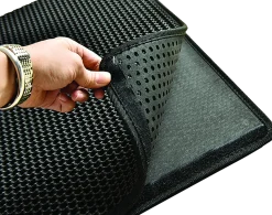 Tapis litière nid d'abeille