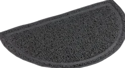 Tapis semi circulaire pour bac à litière - 59 x 35 cm