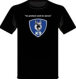 Tee shirt K9 "to protect and to serve" Berger Allemand - taille XL