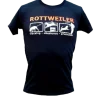 Tee shirt Rottweile "Tracking Obedience Protection" ipo - taille M