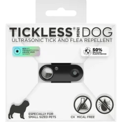 Tickless mini dog black rechargeable