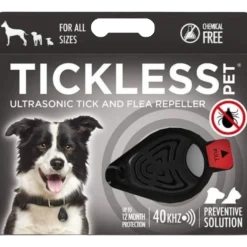 Tickless Pet Black à pile