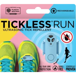 Tickless run baby blue rechargeable