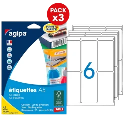 Étiquettes autocollantes