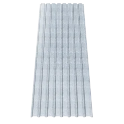 Tôle de toiture en aluminium pour chenil MKS - Largeur 1 m - profondeur 3.20 m
