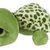 Tortue avec son original, en peluche, 40 cm