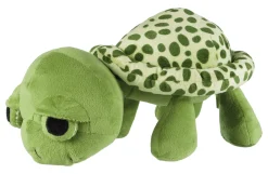 Tortue avec son original, en peluche, 40 cm
