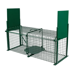 Trappe de capture chat 60 x 23 x 25 - 2 entrées - MORIN