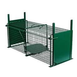 Trappe de capture chat 60 x 23 x 25 - 2 entrées - MORIN