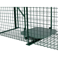 Trappe de capture chat 60 x 23 x 25 - 2 entrées - MORIN