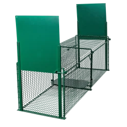 Trappe de capture chat 102 x 30 x 30 - 2 entrées - MORIN