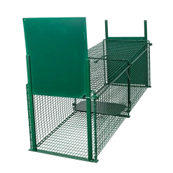 Trappe de capture chat 102 x 30 x 30 - 2 entrées - MORIN
