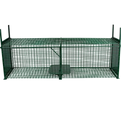 Trappe de capture chat 102 x 30 x 30 - 2 entrées - MORIN