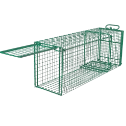 Trappe de capture chat 80 x 23 x 30 - 1 porte battante + 1 porte accès - MORIN