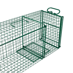 Trappe de capture chat 80 x 23 x 30 - 1 porte battante + 1 porte accès - MORIN