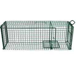 Trappe de capture chat 80 x 23 x 30 - 1 porte battante + 1 porte accès - MORIN
