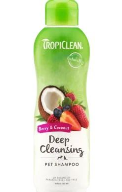 Tropiclean shampoing Deep Cleansing - Berry & coconut, 355 ml