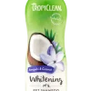 Tropiclean shampoing pelage blanc Whitening, 355 ml