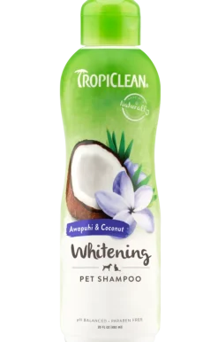 Tropiclean shampoing pelage blanc Whitening, 355 ml