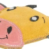 Vache, en cuir, 17 cm