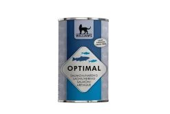 William's optimal chat saumon hareng, 400 gr